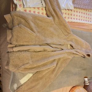 LA Hearts Light Pink Fuzzy Jacket